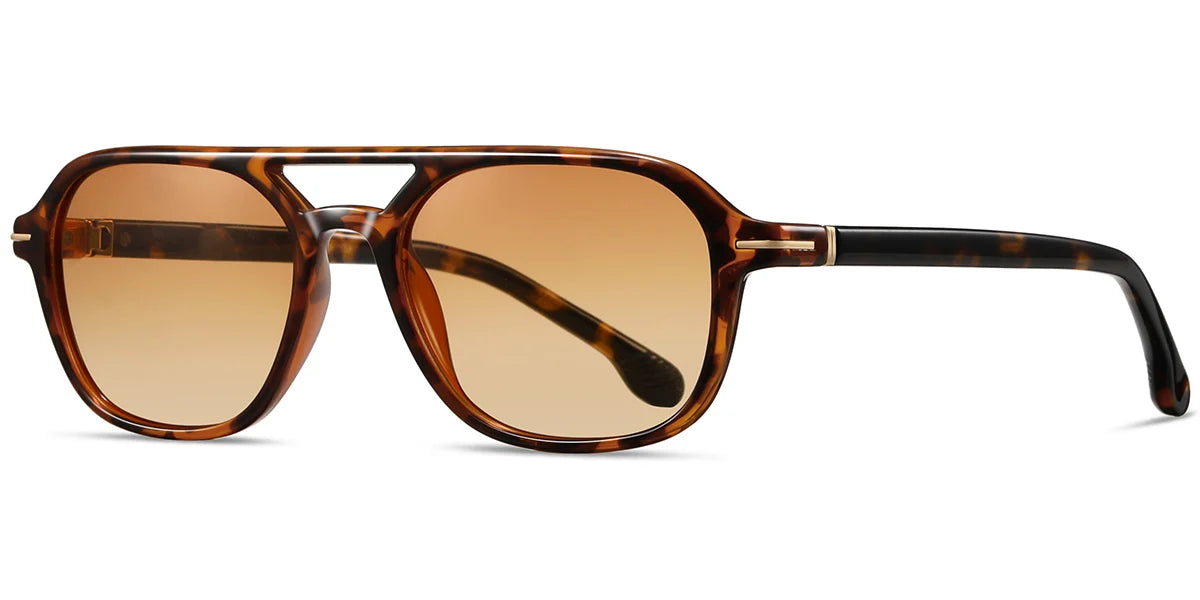 Beijing - Tortoiseshell+Gradient Orange Polarized